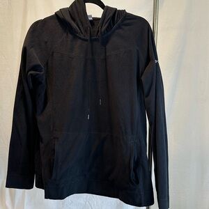 Women's Columbia Sportswearbrand Light Black Hooded Pullover Knit Sweater Size L